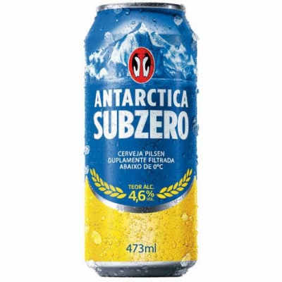 CERVEJA ANTARCTICA SUB ZERO LATÃO 473ML