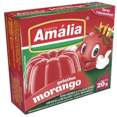 GELATINA AMALIA MORANGO 20G
