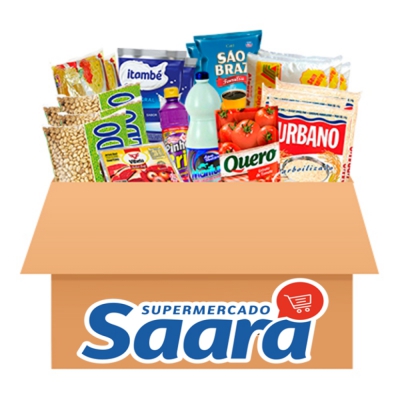 Cesta Básica com 30 Produtos + 1 Brinde Hortifruti