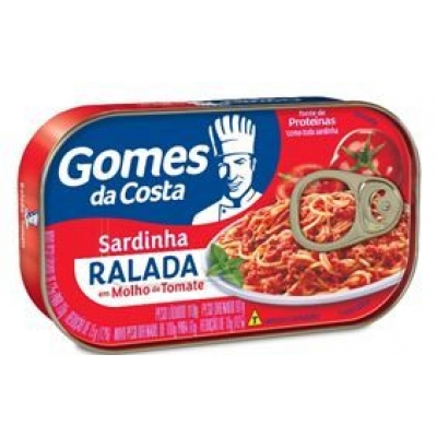SARDINHA RALADA TOMATE GOMES DA C. 110G