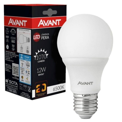 LAMPADA AVANT LED PERA 12W BIVOLT