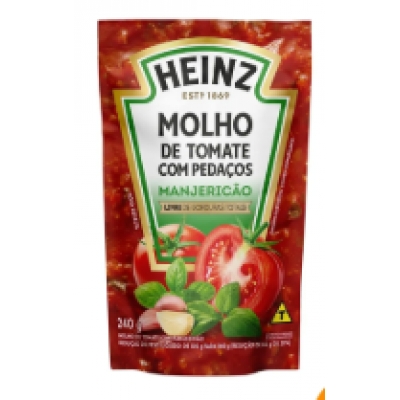 MOLHO DE TOMATE HEINZ MANJERICAO SCH 240G