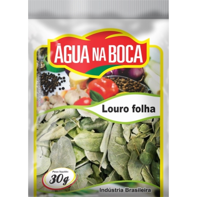 LOURO EM FOLHA AGUA NA BOCA 30G