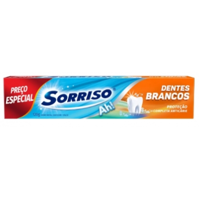 CREME DENTAL SORRISO DENTES BRANCOS 120G