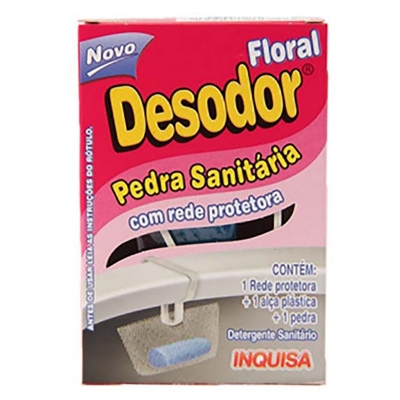 PEDRA SANITARIA C/ REDE DESODOR FLORAL
