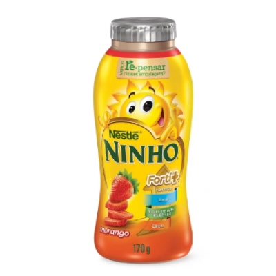 NINHO IOGURTE MORANGO 170G
