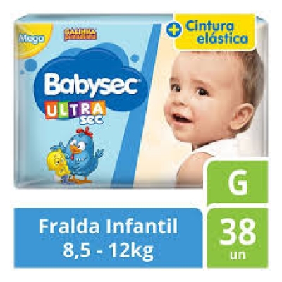 FRALDA DESCARTAVEL BABYSEC MEGA G