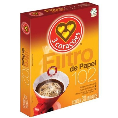FILTRO PAPEL 3 CORACOES 102
