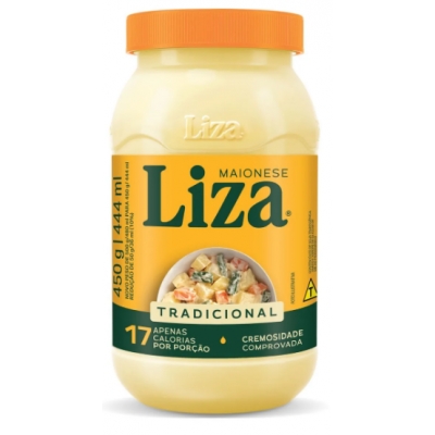 MAIONESE LIZA TRAD. POTE 450G