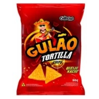 SALGADINHO GULAO TORTILLA QUEIJO NACHO 50G