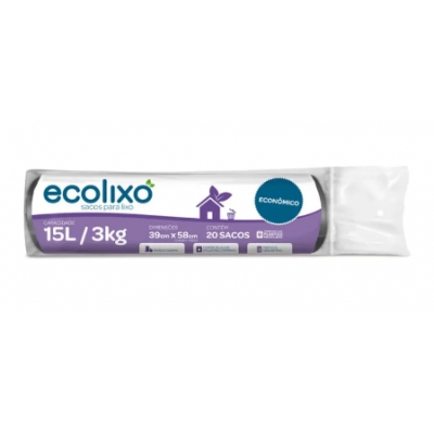 SACO LIXO ENCOLIXO 15L