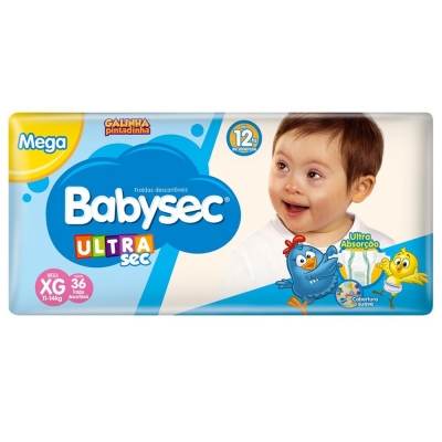 FRALDA DESCARTAVEL BABYSEC MEGA XG