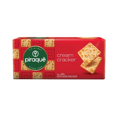 BISCOITO PIRAQUE CREAM CRACKER 200G