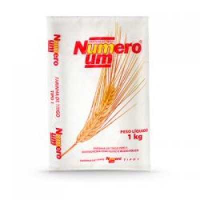 FARINHA DE TRIGO NUMERO UM 1KG
