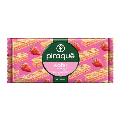 WAFER PIRAQUE MORANGO 100G