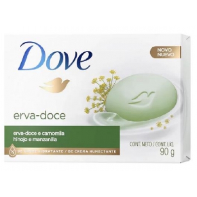 SABONETE DOVE ERVA DOCE E CAMOMILA CX 90G