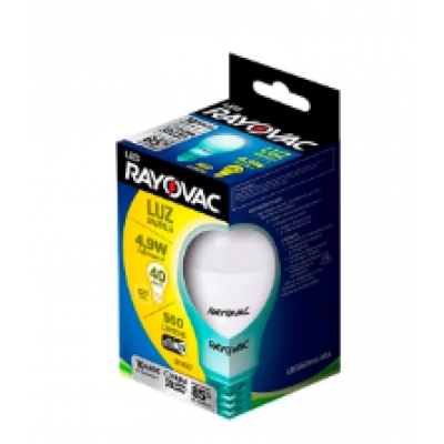 LAMPADA LED RAYOVAC 4.9W AMARELA