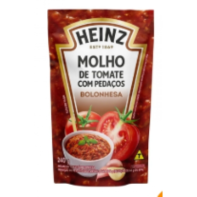 MOLHO DE TOMATE HEINZ BOLONHESA SCH 240G