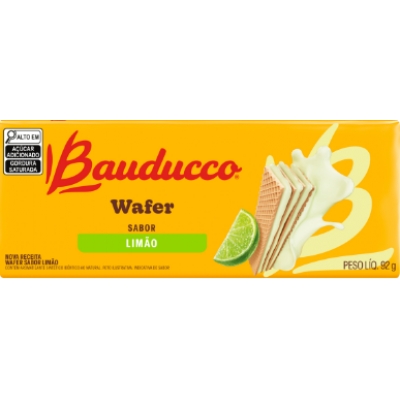 BISCOITO WAFER BAUDUCCO LIMAO 92G