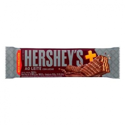 BISCOITO WAFER HERSHEYS MAIS AO LEITE 105G