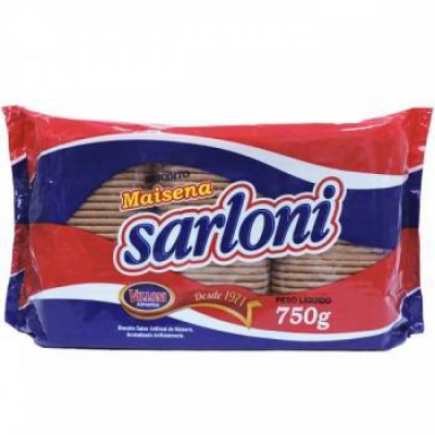 BISCOITO SARLONI MAISENA 750G
