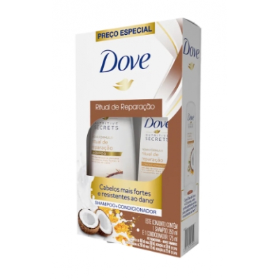 KIT SHAMP + CONDIC DOVE RITUAL DA REP. 350ML+175ML