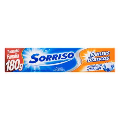 CREME DENTAL SORRISO DENTES BRANCOS 180G