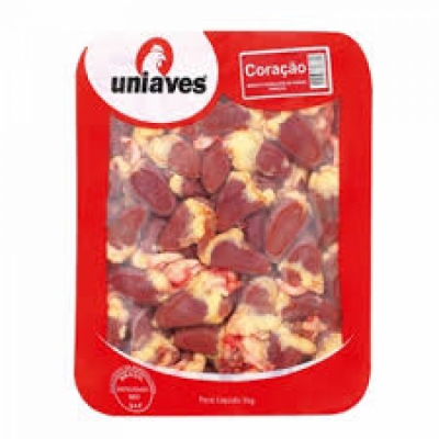 CORACAO DE FRANGO UNIAVES BANDEJA 1KG