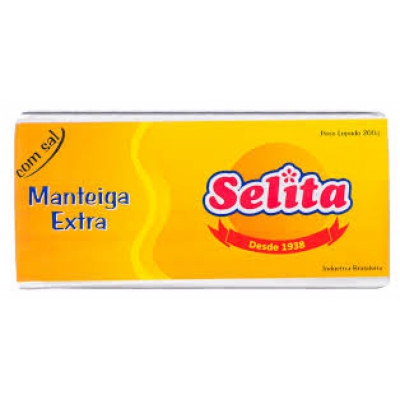MANTEIGA SELITA TABLETE 200G