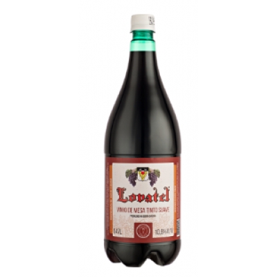 VINHO TINTO SUAVE LOVATEL 1,47L