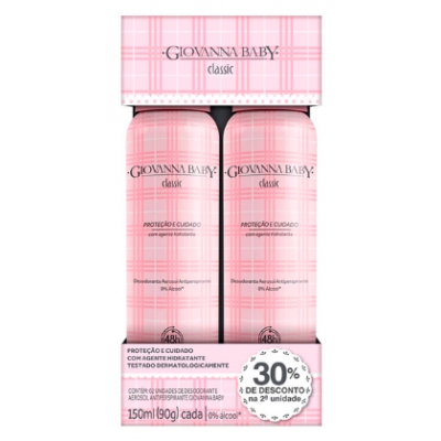 KIT DESO. AERO GIOVANNA BABY CLASSIC 2X1 150ML