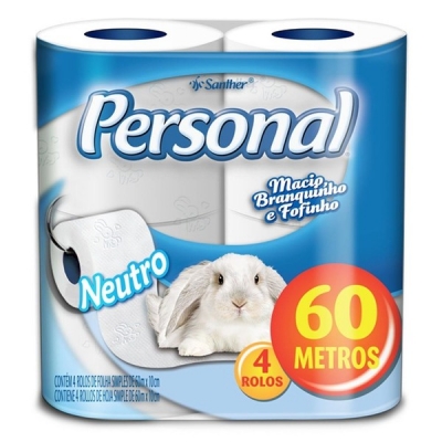 PAPEL HIGIENICO PERSONAL 60M C/4UN