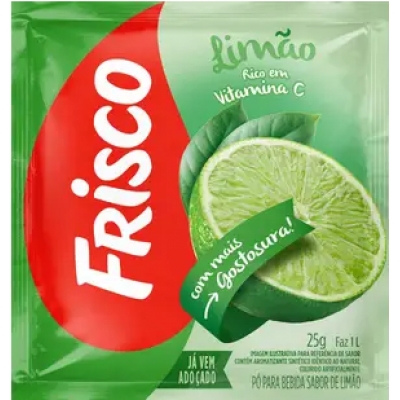 REFRESCO EM PO FRISCO LIMAO 18G