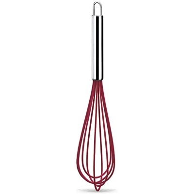 BATEDOR INOX C/HASTE SILICONE 30CM