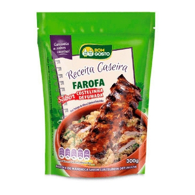 FAROFA CASEIRA COSTELINHA BOM GOSTO 300G
