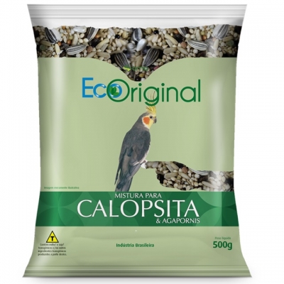 RACAO CALOPSITAS E AGAPORNIS 500G
