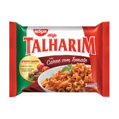 MACARRAO INSTANTANEO TALHARIM CARNE C/ TOMATE 90G