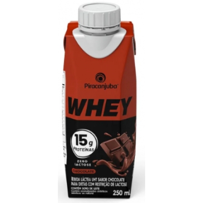 BEB. LACTEA PIRACANJUBA WHEY CHOC. 250ML