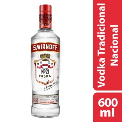 VODKA SMIRNOFF 600ML