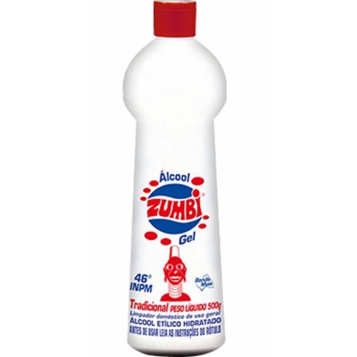 ALCOOL EM GEL ZUMBI 46º 500G