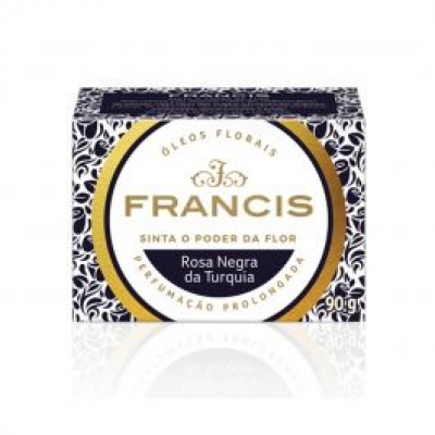 SABONETE FRANCIS ROSA NEGRA 90G