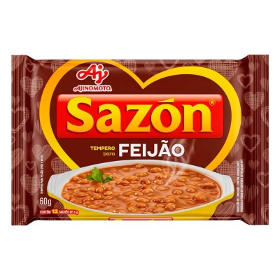 TEMPERO EM PO SAZON FEIJAO 60G