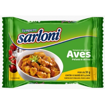 TEMPERO EM PO SARLONI CARNES 50G