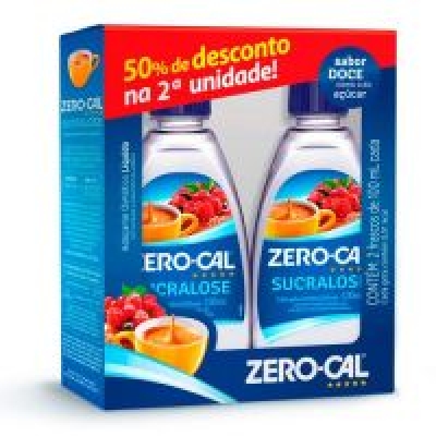 ADOCANTE LIQUIDO ZERO CAL SUCRALOSE 2 UNIDADES DE 100ML