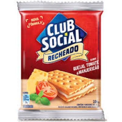 BISCOITO RECHEADO CLUB SOCIAL QUEIJO/TOMATE 106G