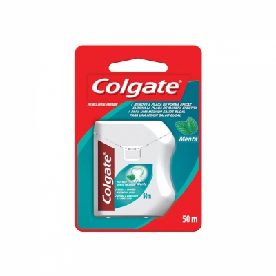 FIO DENTAL COLGATE MENTA/HORTELA 50M