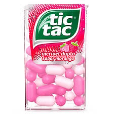 TIC TAC MORANGO INCRIVEL DUPLA 16G