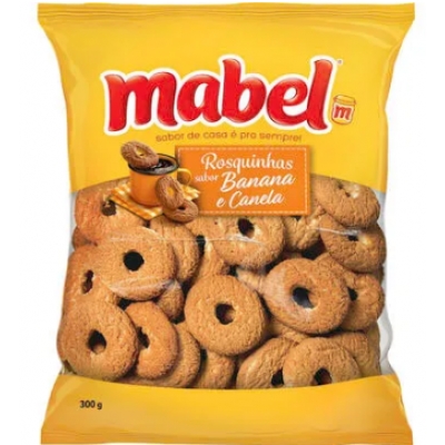 ROSCA MABEL BANANA E CANELA 300G