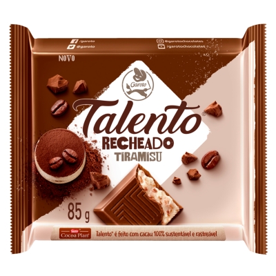 BARRA CHOC. TALENTO TIRAMISU 85G