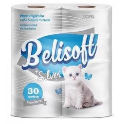 PAPEL HIG. BELISOFT 4 X 30M